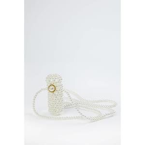 NEW SISTER JANE cherry lipstick purse in ivory